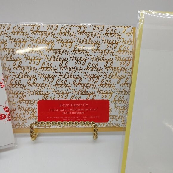 Reyn Paper Co Fall Cards Envelopes Funny Corn Halloween Cats Happy Peace and Joy - Picture 9 of 11